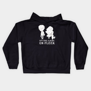 spying game is on fleek Kids Hoodie